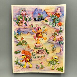 Rare Fraggle Rock Easter Stickers 1985 One Sheet Doozer ha